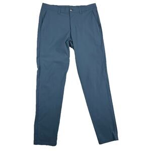Lululemon Pant Men’s ABC Commission Classic-Fit 32x31 32 Blue Performance Golf